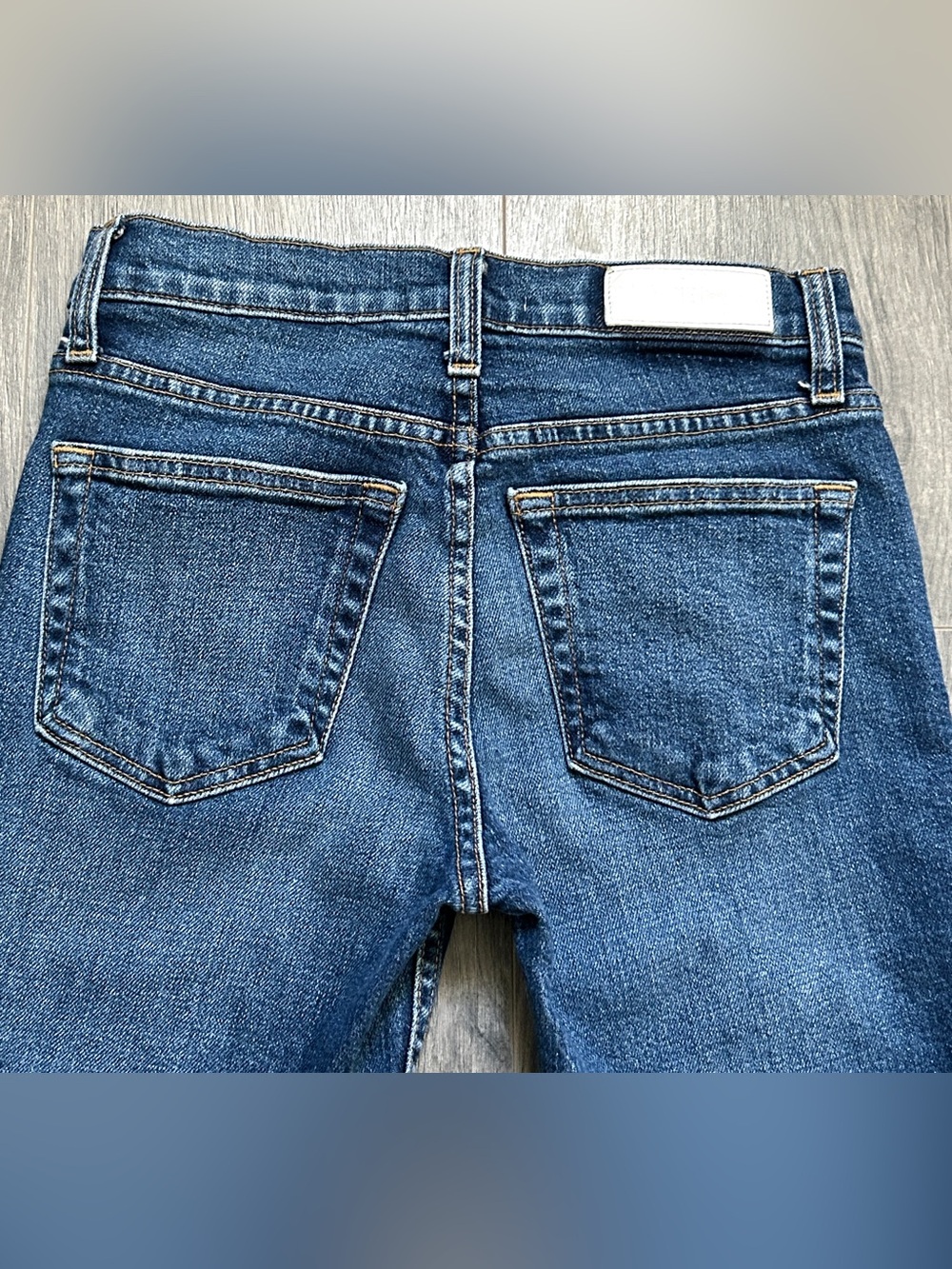 Re/Done Women's Medium Indigo Boot Cut Jeans